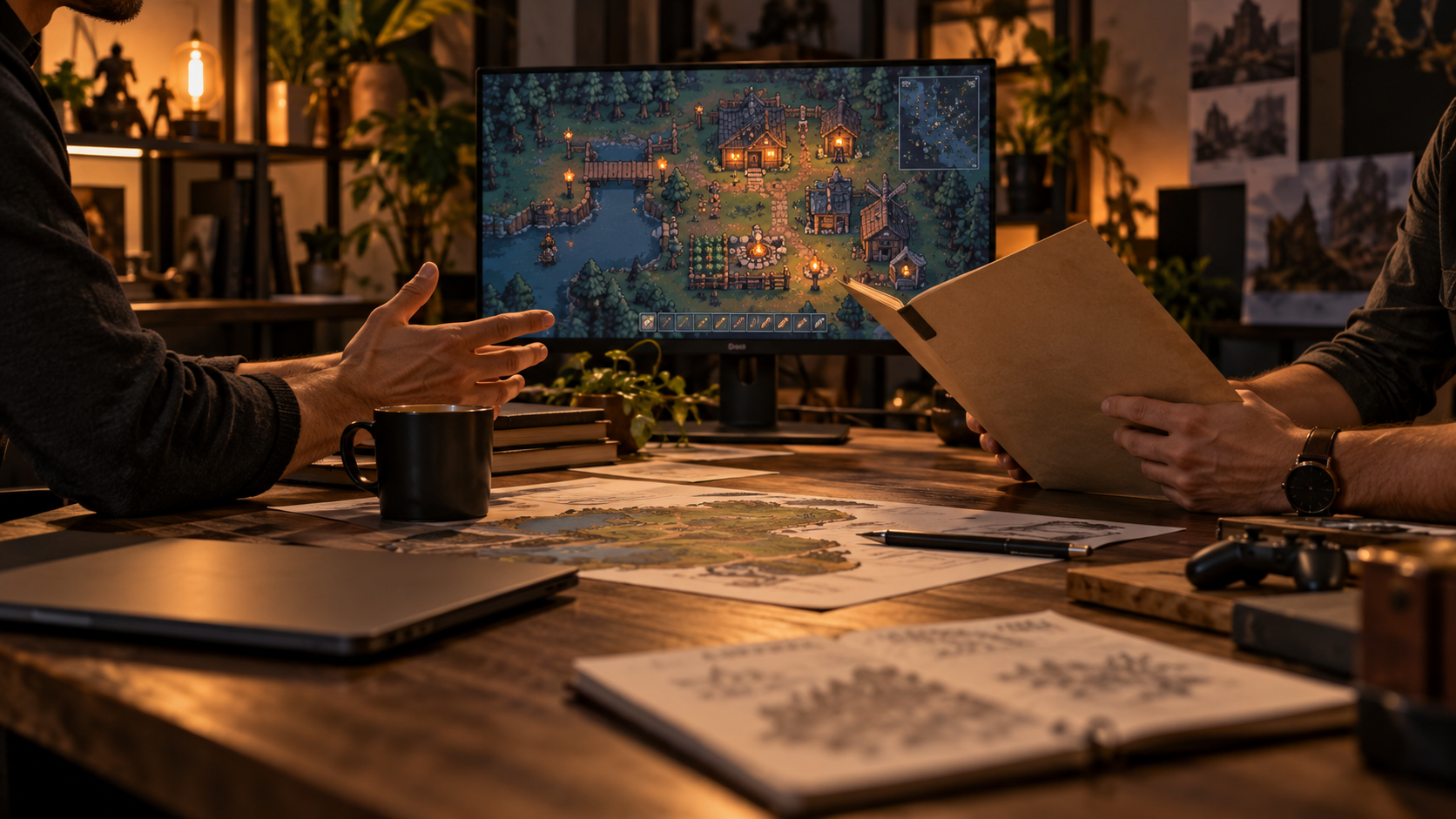 Ilustración editorial sobre EG7: adquisición de Fair Games por Fireshine.